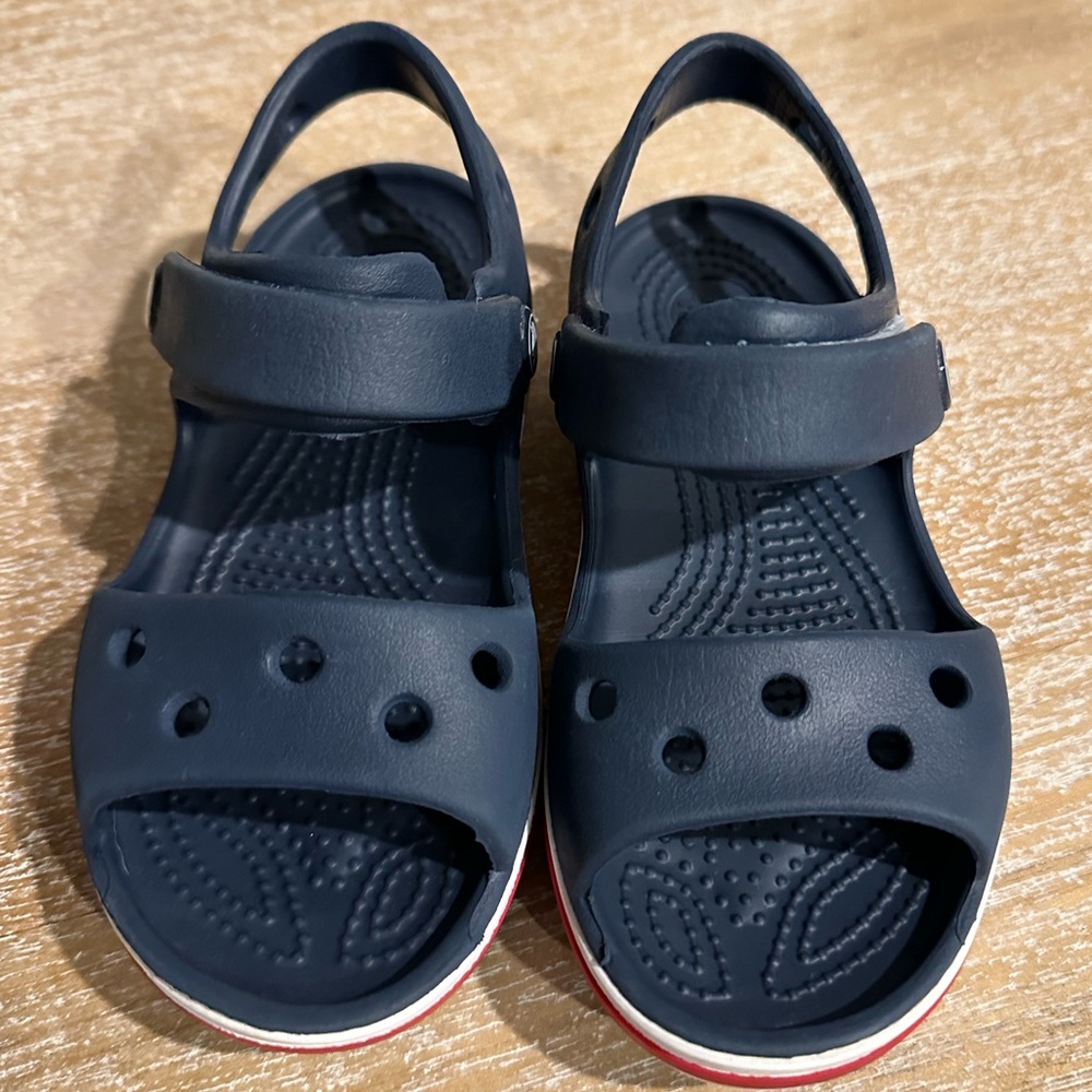 CROCS bayaband toddler boys Velcro sandals, size 9